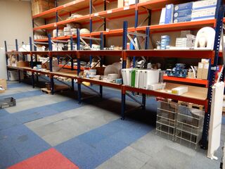 11,72mtr Palletstelling, oranje/blauw