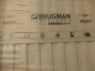 Paneelradiator, Brugman, universeel Compact, wit