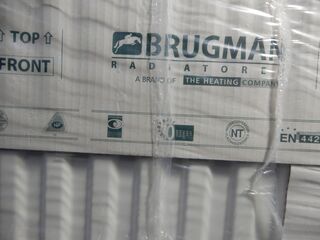 Paneelradiator, Brugman, Compact, wit