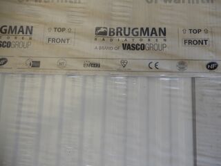 Paneelradiator, Brugman, Compact, wit