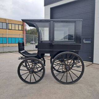 Antieke Koets, Kerkbrik A.J. Cezar Rijtuigmagazijn Groningen, 1890
