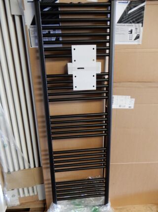 Handdoekradiator, Prorad, HD-RAD, black grafite