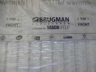 Paneelradiator, Brugman, Compact, wit