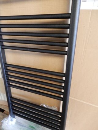 Handdoekradiator, Prorad, HD-RAD, black grafite