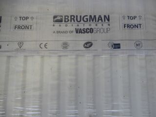Paneelradiator, Brugman, Compact, wit
