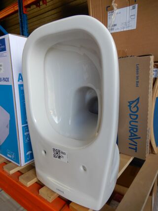 Wandcloset met zitting, Duravit, D-code, wit