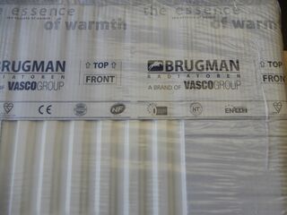 Paneelradiator, Brugman, Compact, wit