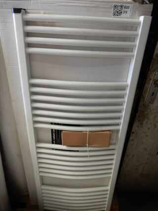Handdoekradiator, wit