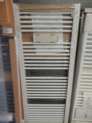 Handdoekradiator, Plieger, Quadro, wit