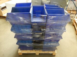 Ca. 25x Magazijnbak, blauw