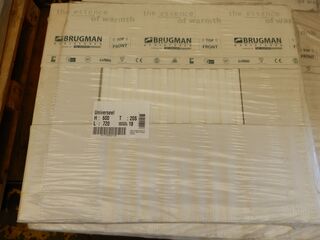 Paneelradiator, Brugman, universeel Compact, wit