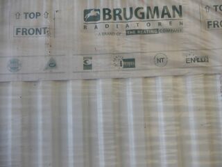 Paneelradiator, Brugman, Compact, wit