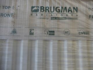 Paneelradiator, Brugman, Compact, wit