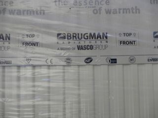 Paneelradiator, Brugman, universeel Compact, wit