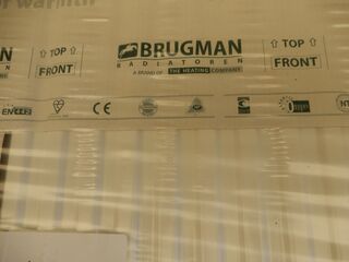 Paneelradiator, Brugman, universeel Compact, wit