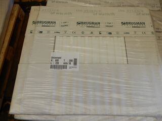 Paneelradiator, Brugman, universeel Compact, wit