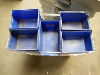 Ca. 25x Magazijnbak, blauw