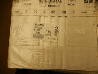 Paneelradiator, Brugman, Compact, wit