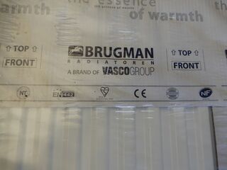 Paneelradiator, Brugman, Compact, wit
