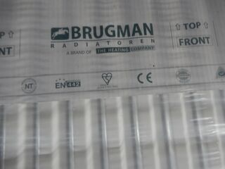 Paneelradiator, Brugman, universeel Compact, wit