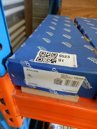Verhoogde kraan voor waskom, Grohe, Bauloop, chroom