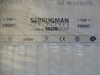 Paneelradiator, Brugman, Compact, wit