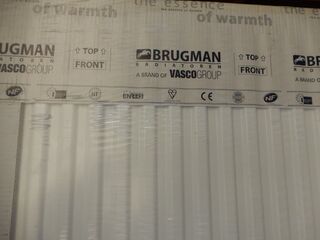 Paneelradiator, Brugman, universeel Compact, wit