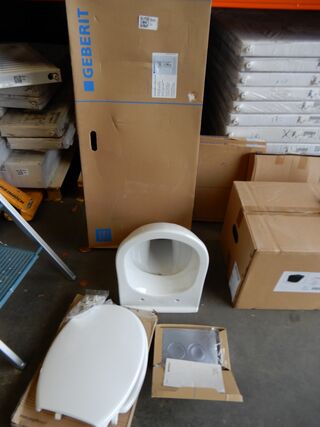 Wandcloset set, Geberit, wit
