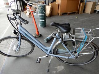 Opknapper damesfiets zonder accu, Sparta, blauw