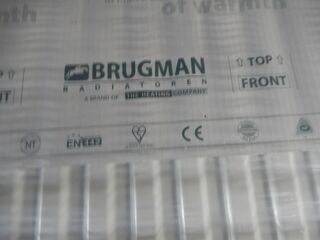 Paneelradiator, Brugman, universeel Compact, wit