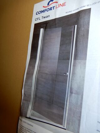 Douchedraaideur, Comfort Line, CFL Twan, aluminium