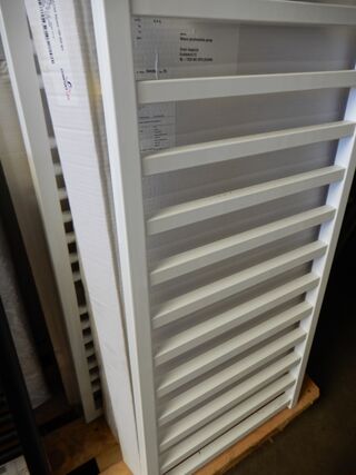 Handdoekradiator, Comfort Line, Square, wit