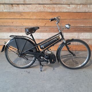 Klassieke bromfiets, Gruno, VAP.4, Zwart, 1951