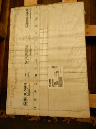 Paneelradiator, Brugman, universeel Compact, wit