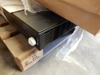 Design paneelradiator, Henrad, Design/Flatfront, zwart