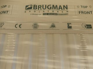 Paneelradiator, Brugman, universeel Compact, wit