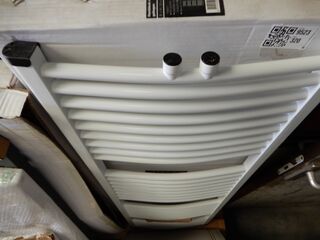 Handdoekradiator, wit