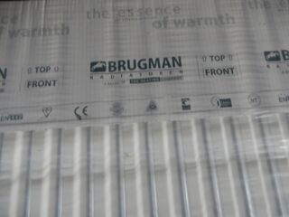 Paneelradiator, Brugman, universeel Compact, wit