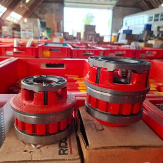 2x Snijkop met divers toebehoren Ridgid, 1x 66045 en 1x 65980