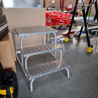 Aluminium opstap Zarges, 3 treeds