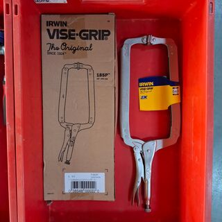 2x C-klem met zwenkpad Irwin Vise-grip, 18SP