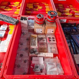 2x Snijkop met divers toebehoren Ridgid, 1x 66045 en 1x 65980