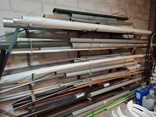 Partij diverse buismateriaal
