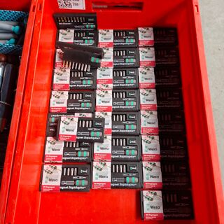 24x Bithouder met 9x bit Wera, Rapidaptor