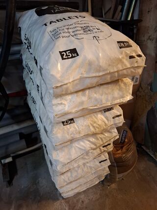 8x25kg zouttabletten Salina