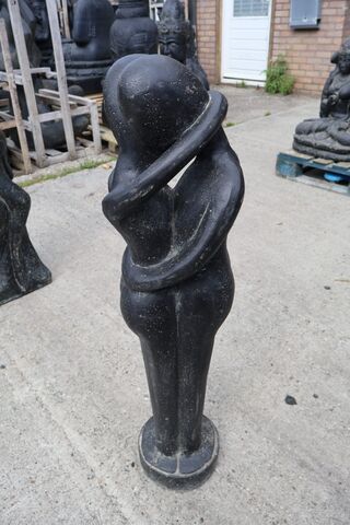 Beeld, Embrace, Donkergrijs / Antraciet