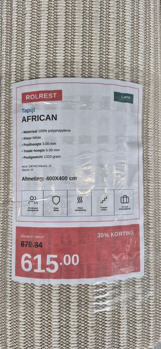 9x Vloerbedekking en vloerkleden, Lano