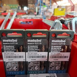 Partij diverse boren o.a. Metabo, Heller