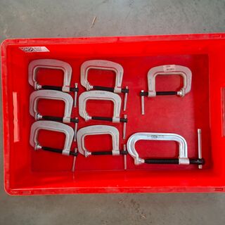 8x   Diverse constructieklem Bessey, 7x SC60, 1x VC4