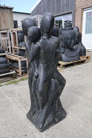 Beeld, Familie, Donkergrijs / Antraciet